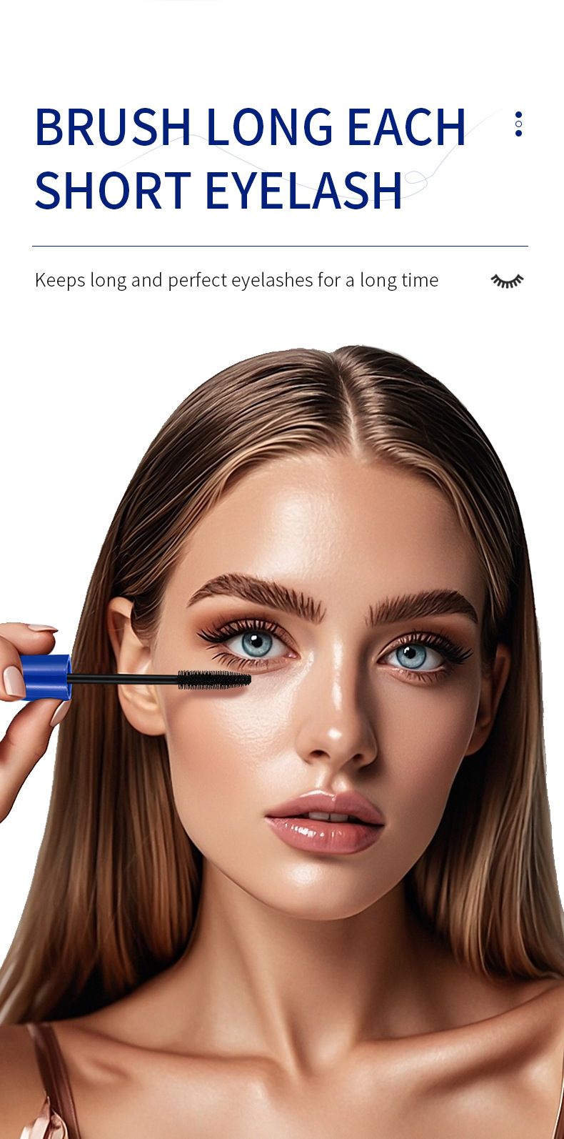 Mascara Meidian Mascara Waterproof, Thick, Curled, Long And Non Smudged Mascara_voghion.com