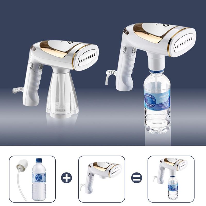Garment Steamer Handheld Folding Household Mini Steam Iron 1600W Adjustable Temperature Ironing Machine_voghion.com