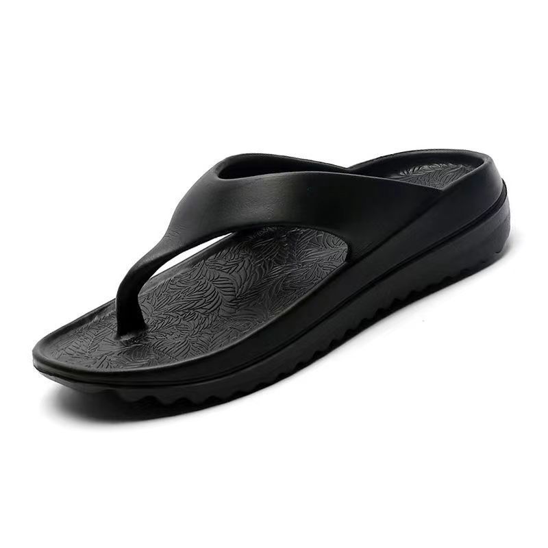 2025 Spring/Summer New Fashion Slope Heel Herringbone Wearing Beach Slippers Outside Female_voghion.com