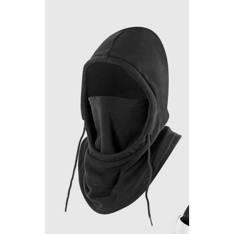 Gorro de invierno para bicicleta eléctrica, máscara cortavientos, tres en uno, protección para los oídos y el frío, calentador de cuello y cubrecabezas térmico grueso._voghion.com