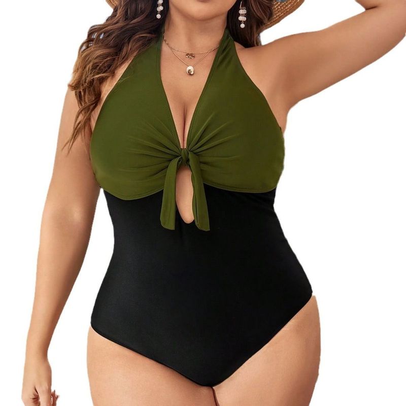 Nouveau bikini sexy, ensemble une pièce, imprimé tendance, maillot de bain grande taille_voghion.com