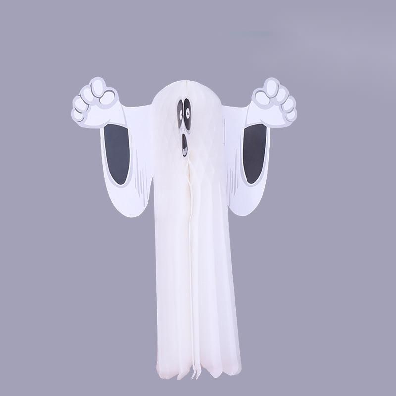 Forniture per decorazioni di Halloween, oggetti di scena, allestimento di scene, fantasmi, streghe, ragni, decorazioni sospese, zucche, lanterne di carta_voghion.com