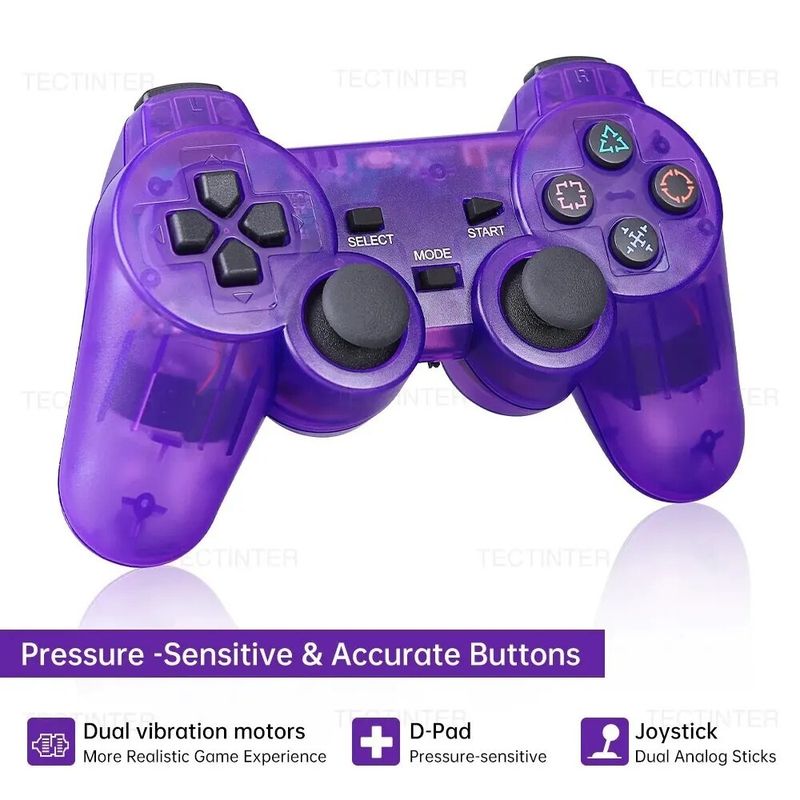 2.4G Wireless Game Controller Spielkonsole Gamepads Für PS2 Konsole Video 1 / 2_voghion.com