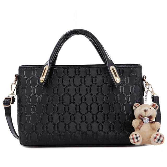 4 pezzi/set set di borse da donna elegante borsa a tracolla in pelle PU moda borse da donna con pochette a tracolla in tinta unita selvaggia_voghion.com