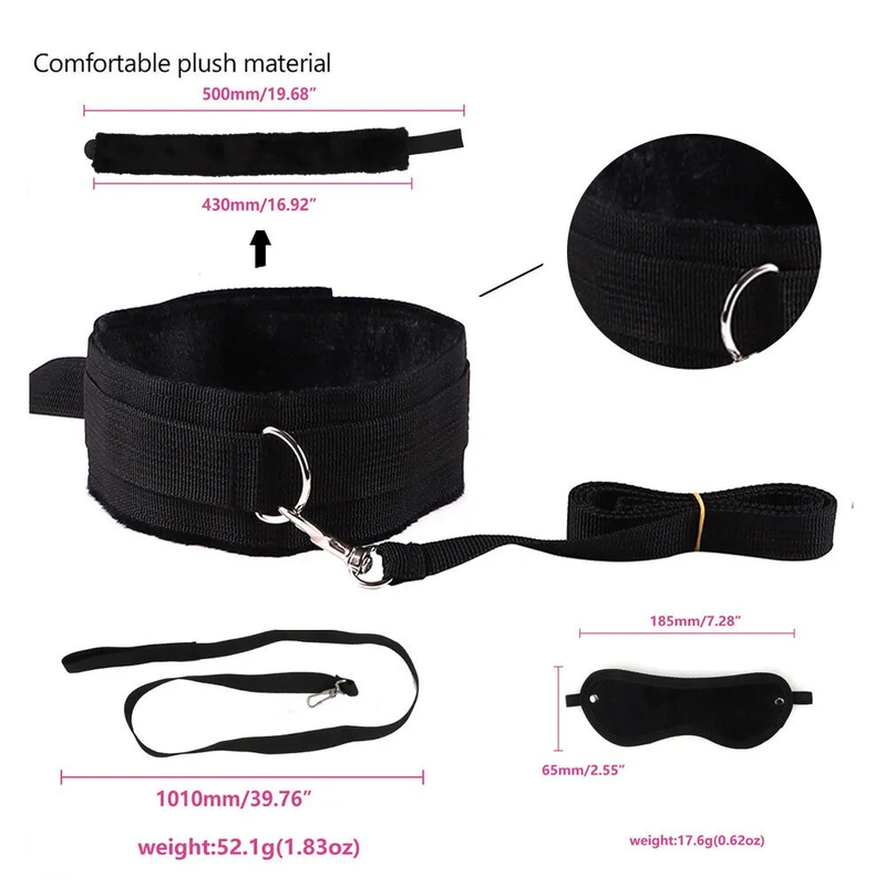 Kits de Bondage Bdsm pour adultes, jouets pour femmes et hommes, menottes, pinces à tétons, fouet, fessée, Plug Anal en métal, vibrateur de fesses_voghion.com