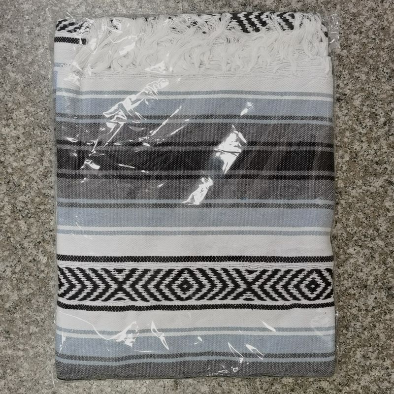 Geometric Tassel Style Blanket Woven Tassel Beach Towel Blanket Beach Blanket Picnic Mat Yoga Cotton Blanket_voghion.com