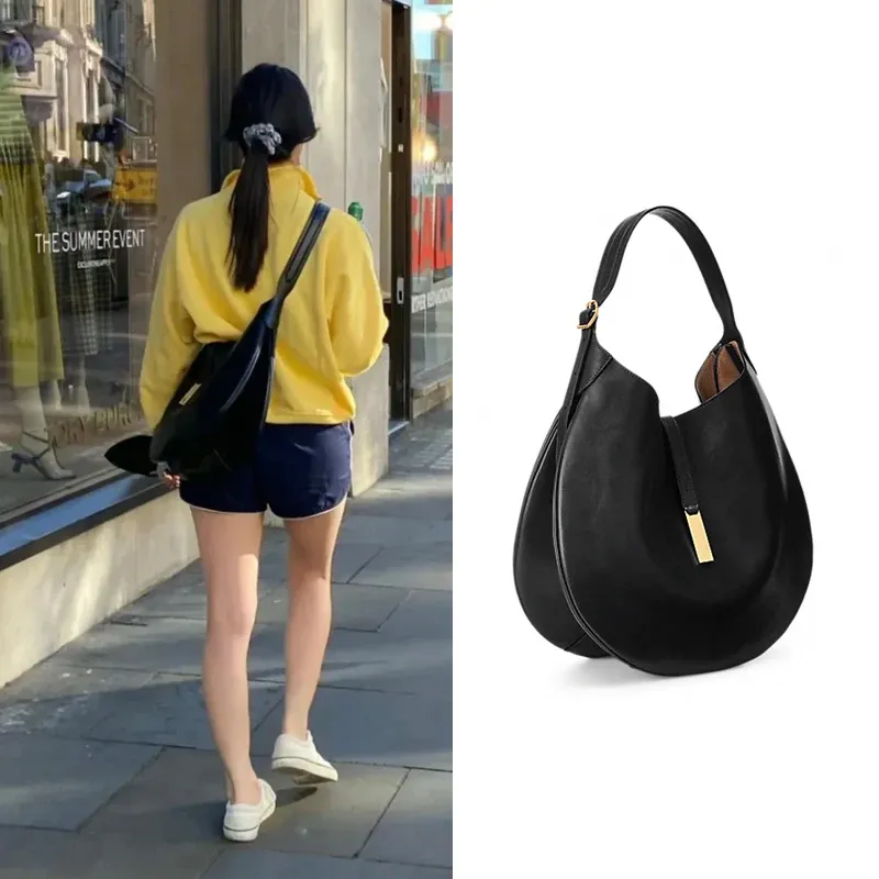 Women's frown rolling ball, designer handbag, luxurious, soft, PU leather, shoulder strap, 2022_voghion.com