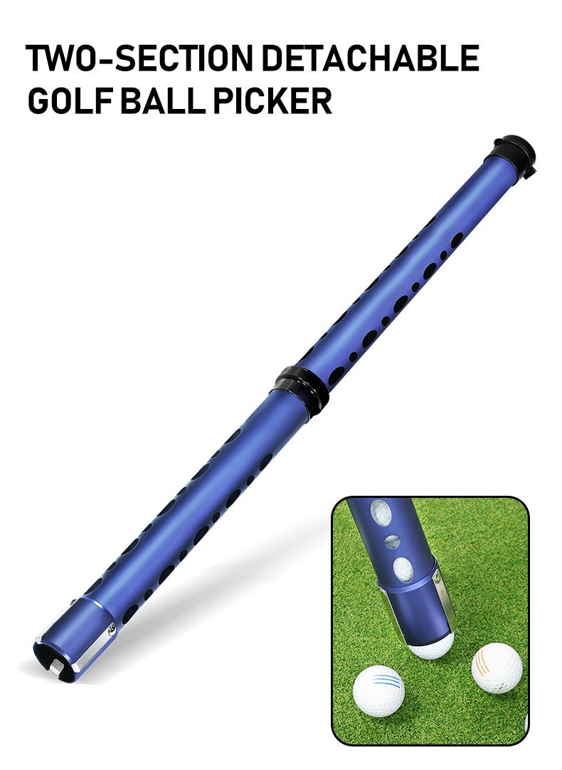 New Golf Aluminum Tube Easy To Assemble Disassemble Upper And Lower Sections Ball Picker Accessories Lightweight_voghion.com