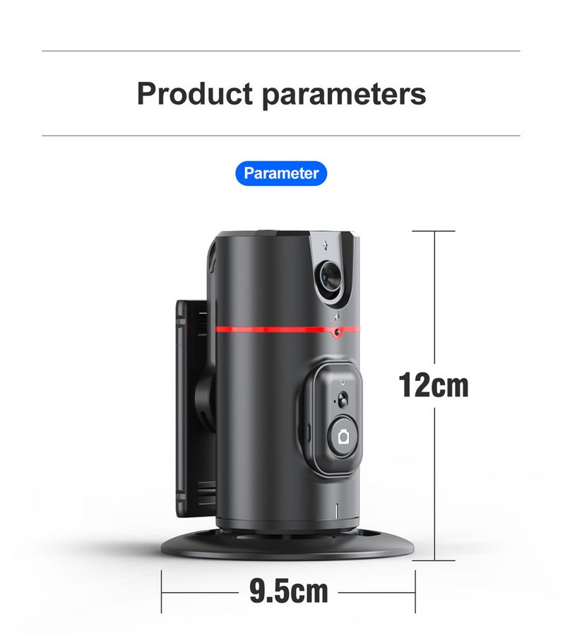 2025 360 Rotation Gimbal Stabilizer Wireless Bluetooth Remote Selfie Stick Tripod For IPhone Smartphone Live_voghion.com