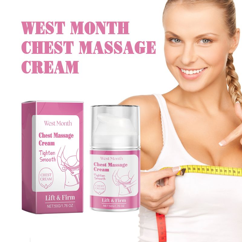 West&Month breast lifting cream for firm, plump, smooth, and tight breasts, massage to enhance chest curves_voghion.com