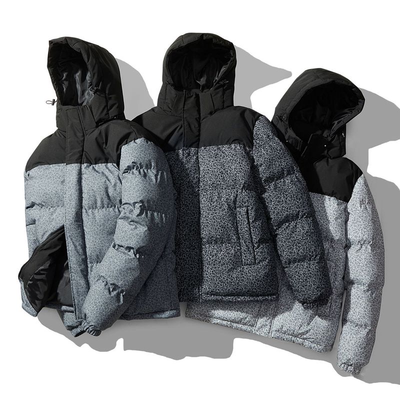 Men's Autumn Winter Trendy Short Thickened Warm Puffer Jacket Feather Cotton Coat Customizable_voghion.com