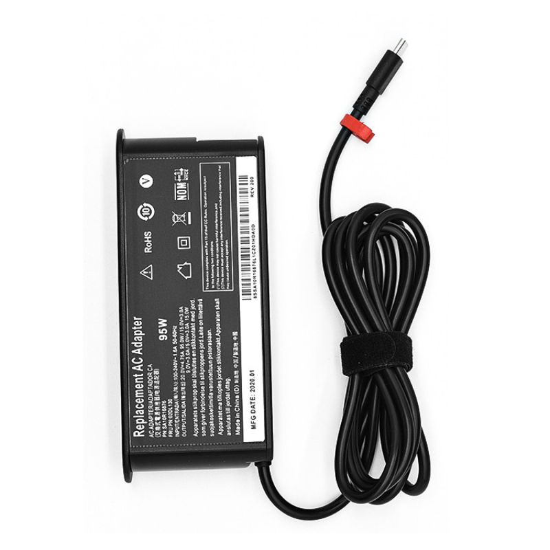 Carregador rápido USB-C PD universal de 95 W para todos os laptops - Adaptador de energia de 20 V e 4,75 A (compatível com ASUS/HP/Dell/Acer/Lenovo)_voghion.com