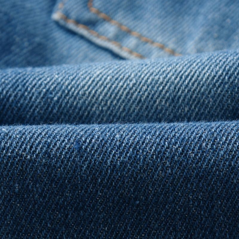 Completo da uomo primaverile e autunnale per ragazzo, papillon da uomo, completo di tuta in denim color kaki con foro strisciante_voghion.com