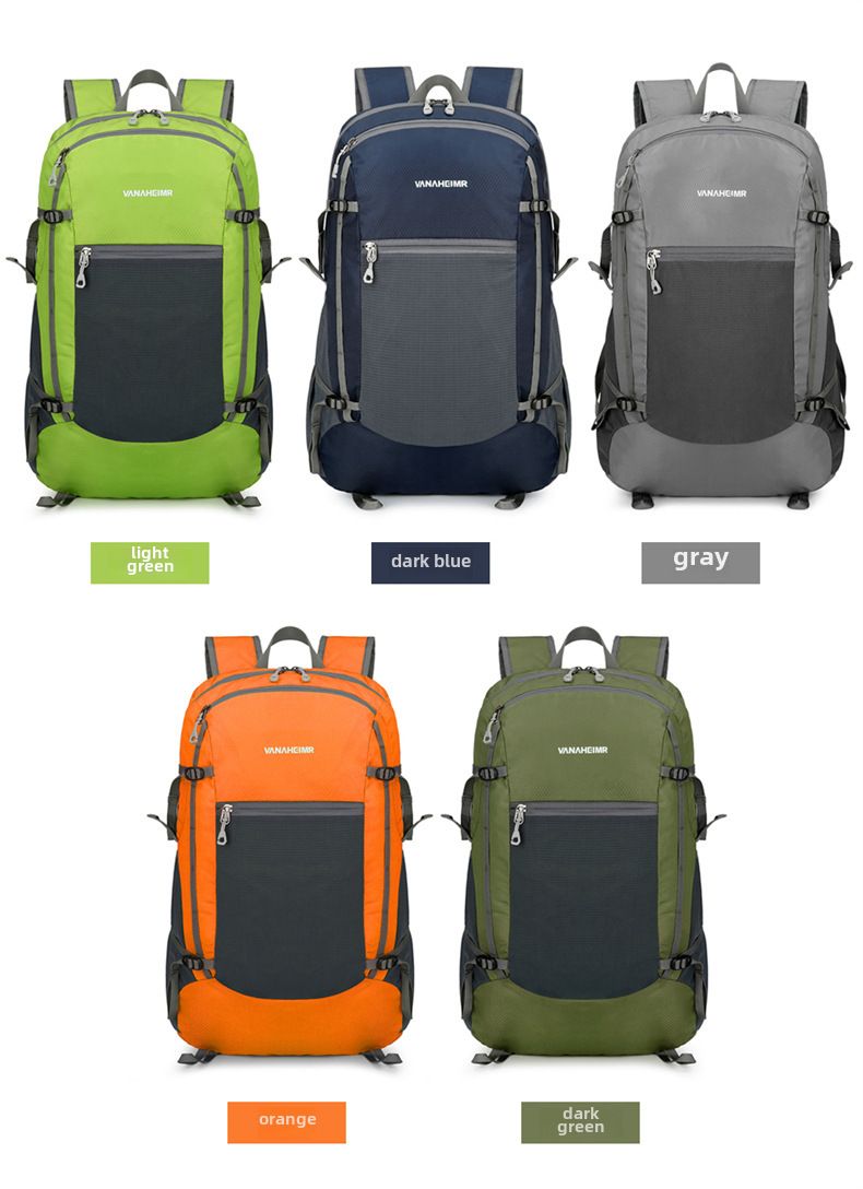 Sac à dos d'alpinisme léger et multifonctionnel, pliable et anti-éclaboussures, pour l'extérieur et la journée_voghion.com