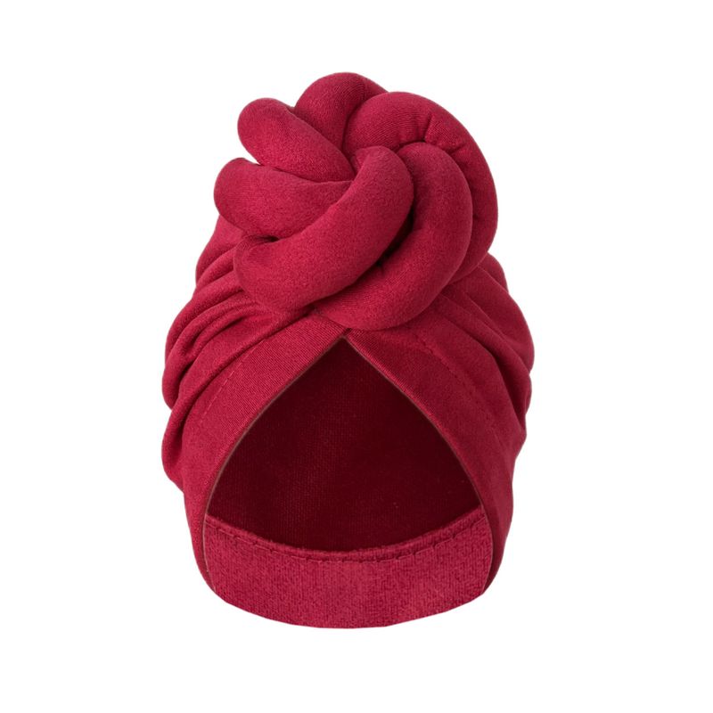 New Solid Color National Hat Three-dimensional Fried Dough Twists Knot Headband Europe And America Popular Solid Color Knot Headband_voghion.com