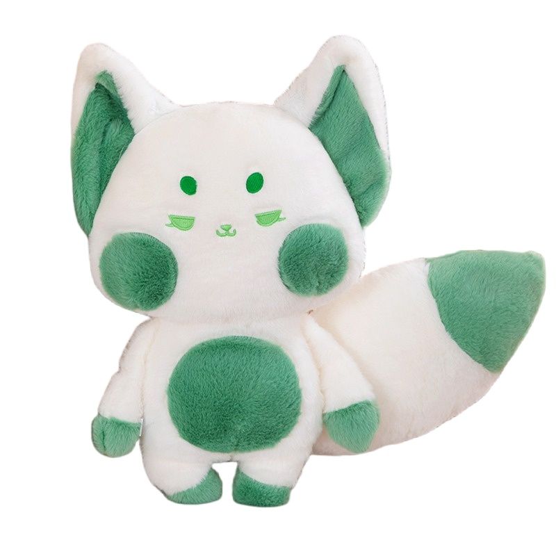 Peluche adorabile piccolo giocattolo di volpe con coda soffice_voghion.com