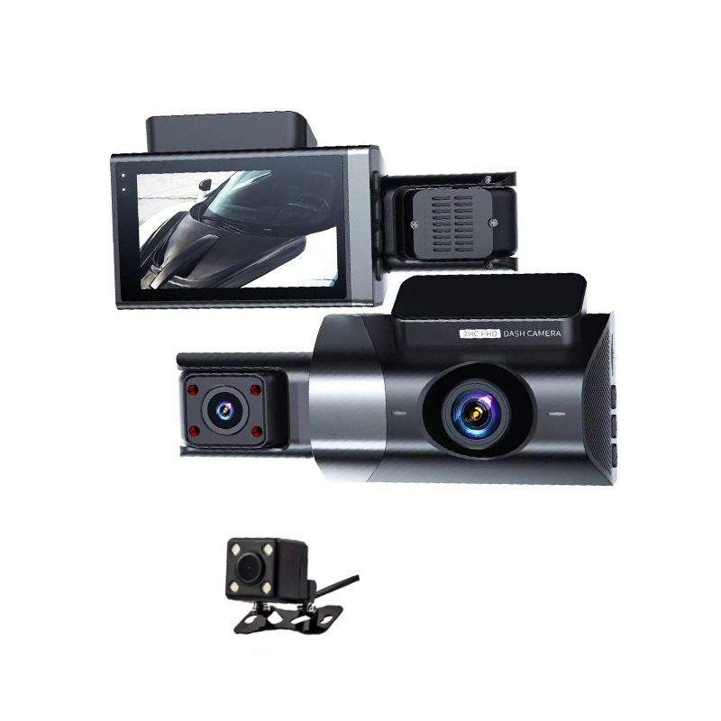 High-Definition 1080P Dräi-Recorder Fahrrekorder Multi-Lens Panorama Parking App interconnected Monitoring Gefier Kamera_voghion.com