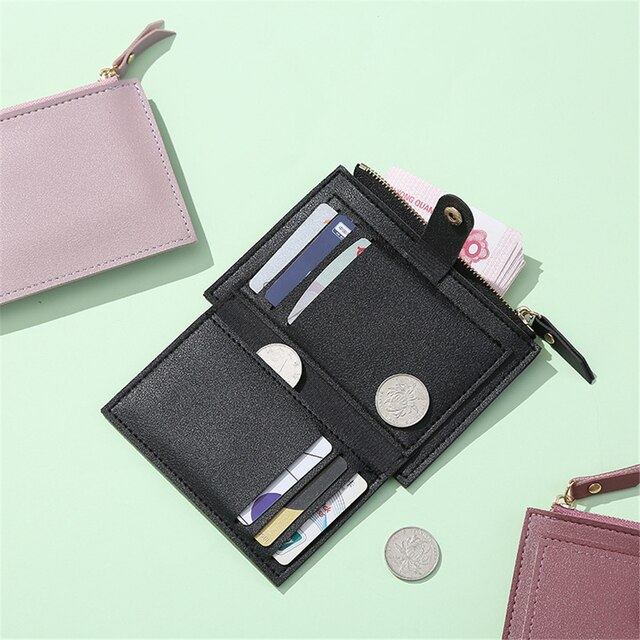 Unistybag Geldbörsen für Damen, Luxus-Designer-Geldbörse, modisch, solide, niedlich, kleine Geldbörse, PU-Mädchen-Clutch-Geldbörse_voghion.com