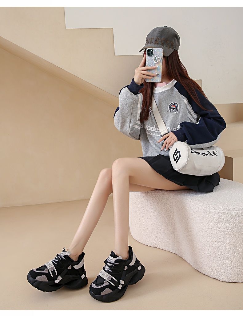 Cotton Shoes, Winter Dad Shoes With Plush Insulation, Thick Soled Women's Shoes_voghion.com