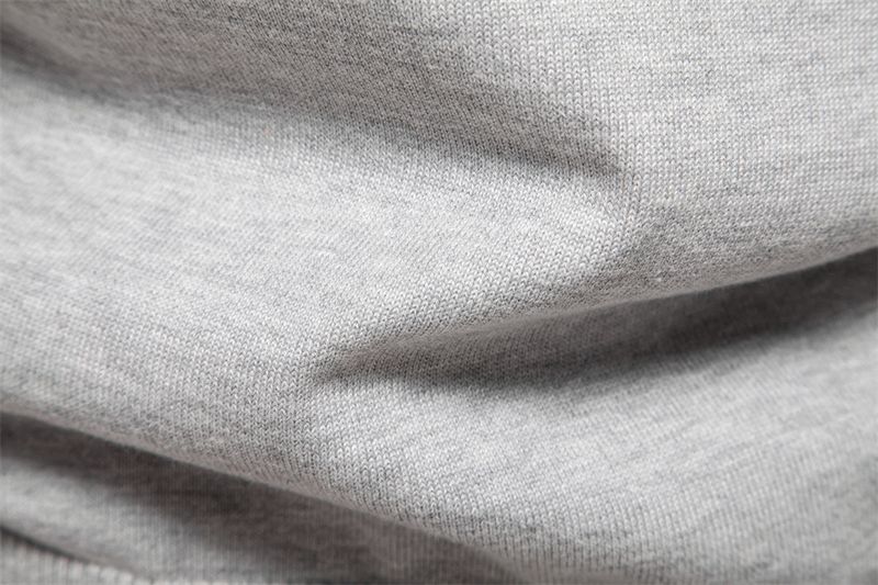 Suéter masculino de malha com gola alta - corte slim, 95% algodão, pulôver com zíper (azul-marinho/preto/verde/cinza claro/cinza escuro/bege)_voghion.com