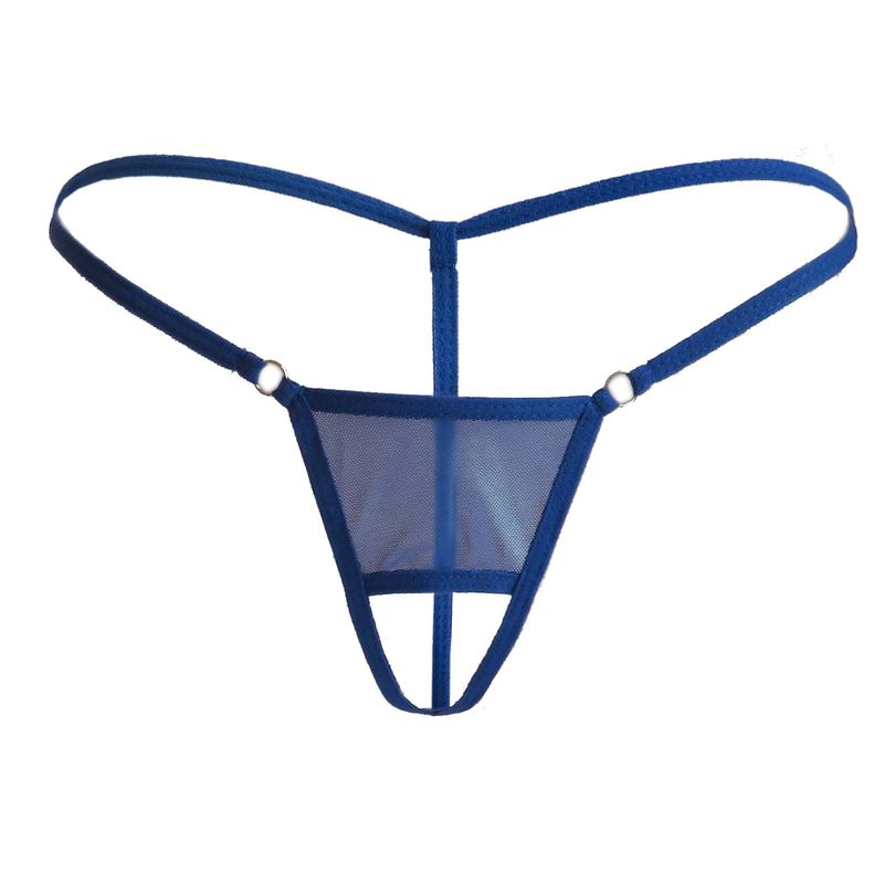 Intimates Underwear Sexy Pamas Pama Pants See-through T-Shaped Panties T-Back Mesh Bikini Mini Swimsuit Swimming Trunks_voghion.com
