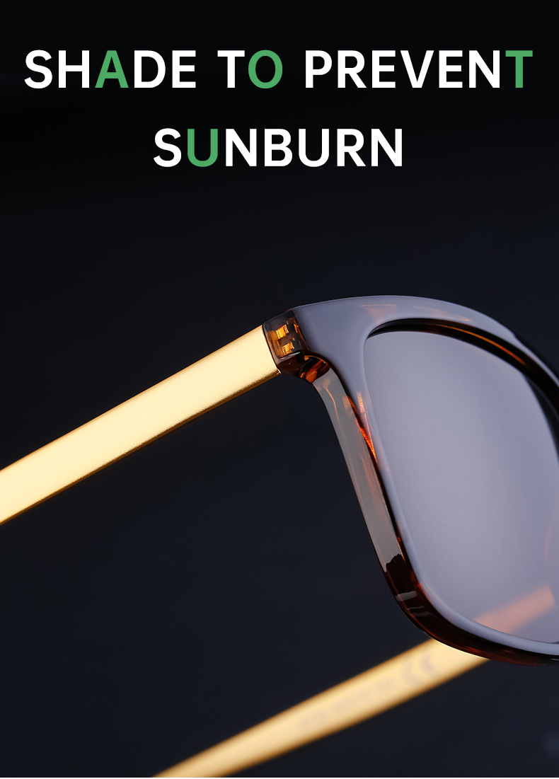 2024 New Square Frame Polarized Sunglasses for Men Sunscreen Aluminum Magnesium Sunglasses for Men Trendy Cross-Border Wholesale Sunglasses_voghion.com