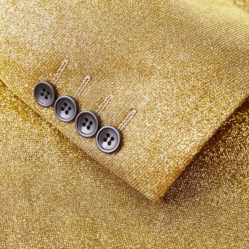 CT 2025 New Men's Korean Style Performance Costume Gold Stage Suit Two-Piece Set Mens Suits_voghion.com