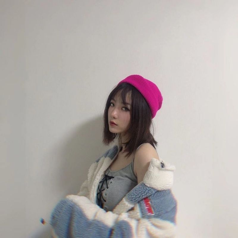 LazyZoom Three-Hole Knitted Hat For Men And Women Winter Warm Cold-Proof Face Mask Colorful Balaclava_voghion.com