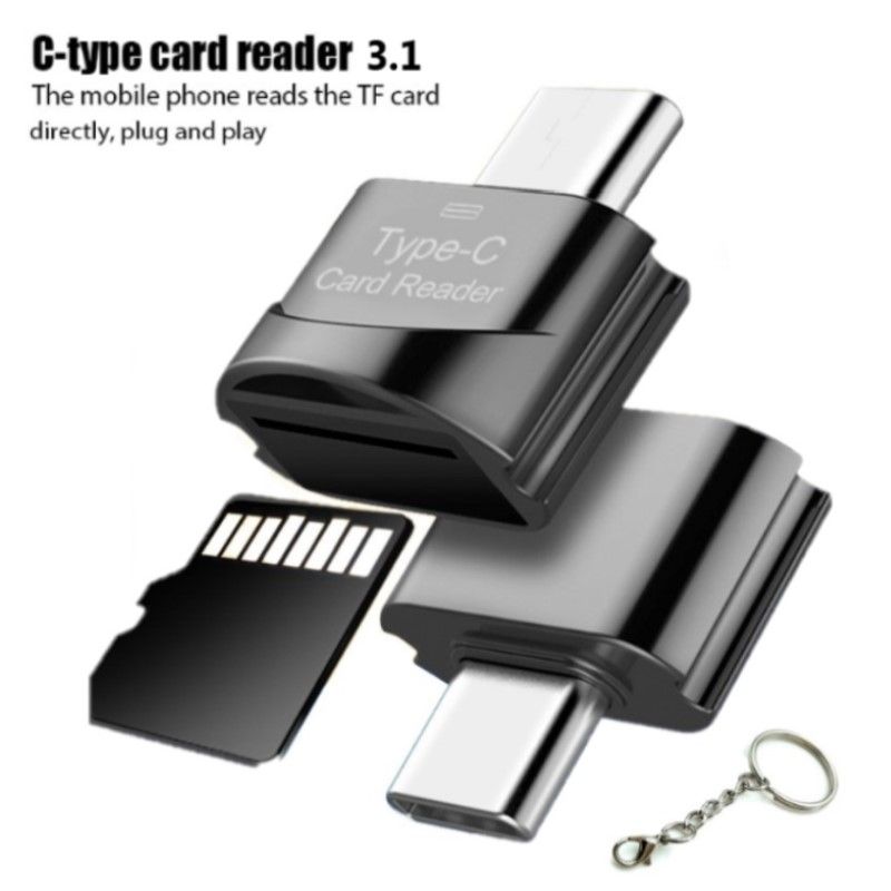 USB 3.1 High Speed OTG Typ-C Kartenleser USB-C TF Micro SD Adapter TF Micro-SD Otg Telefon Adapter micro sd kartenleser mini_voghion.com