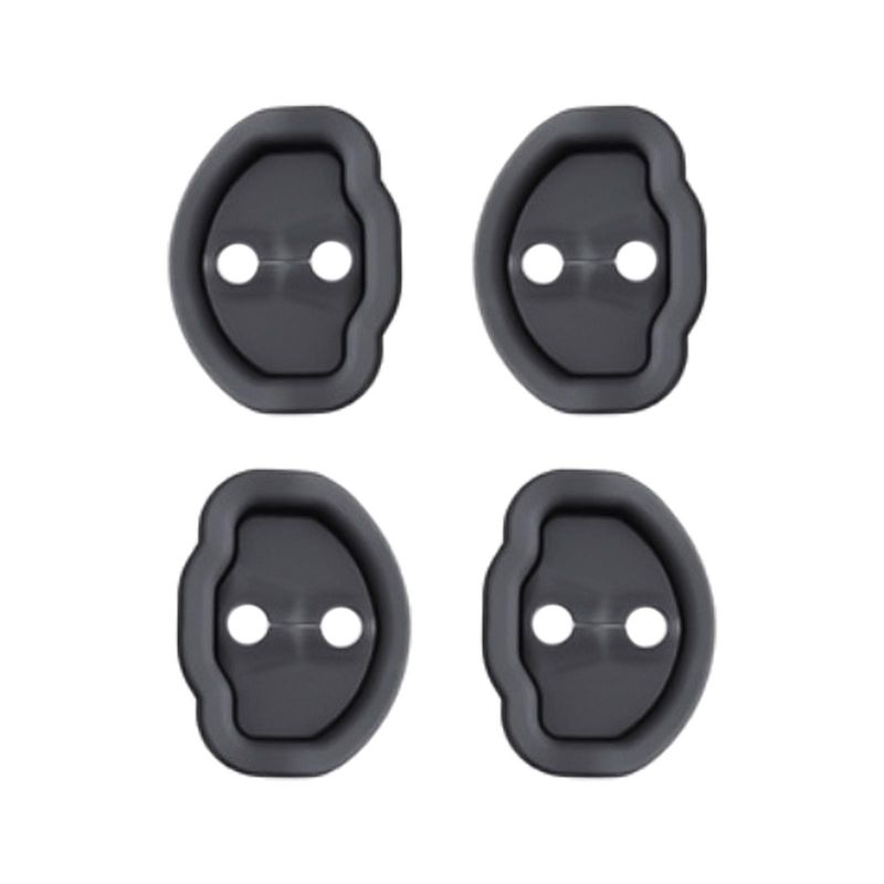 4x zăvoare Silent Shock Pad Accesorii de îmbrăcat Înlocuiește Capacul de protecție al Încuietorii Ușii Auto de Înaltă Performanță_voghion.com