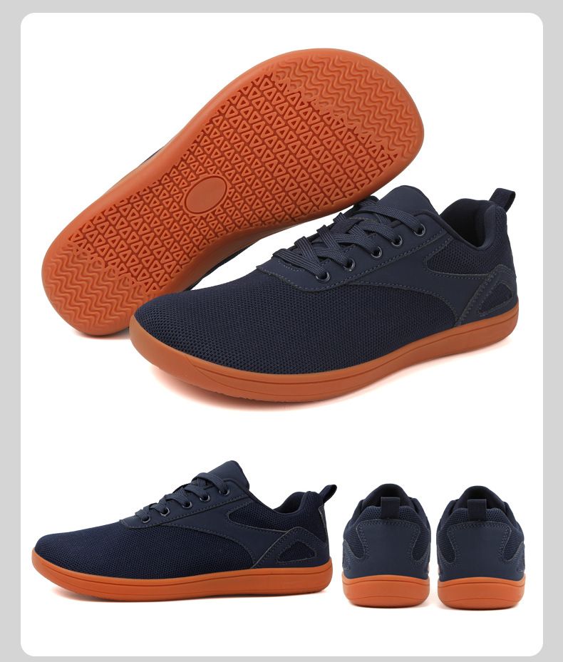 Herrenschuhe flache Freizeitschuhe breite Leisten fliegende gewebte Sportschuhe Paar Fitnessschuhe_voghion.com