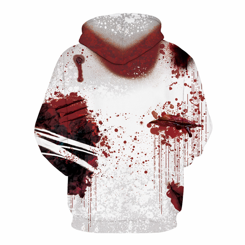 Halloween-Kapuzenpullover mit Blutstropfen im Digitaldruck_voghion.com