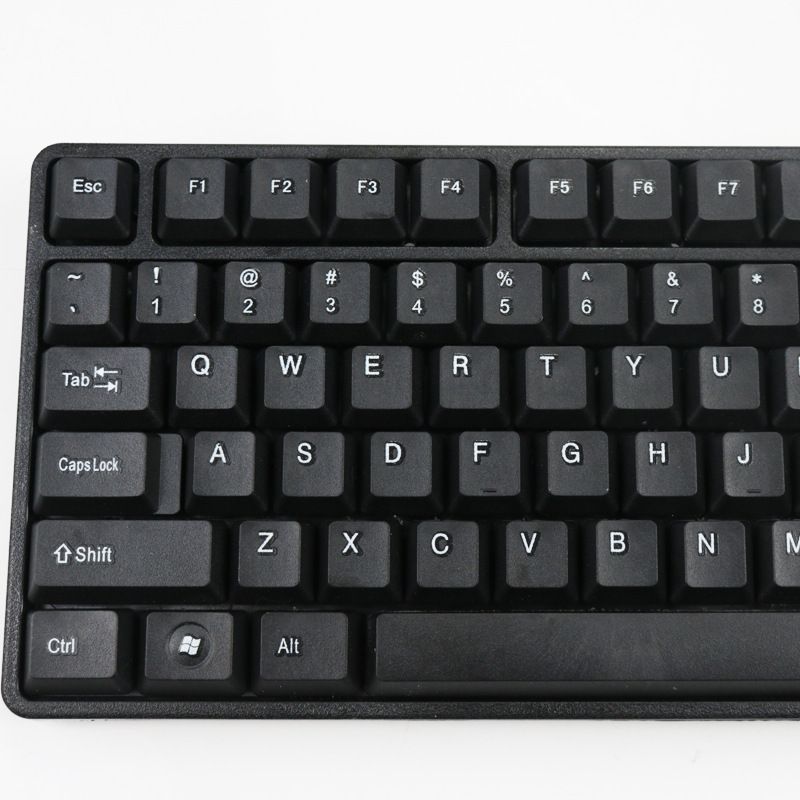 Clavier à l'ancienne pour ordinateur de bureau, port PS/2, filaire, tête ronde, interface circulaire, bureau, maison_voghion.com