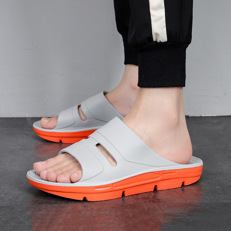 Unschlagbare Qualitätshausschuhe für Herren im Sommer, übergroß, dicke Sohle, Fußgewölbe, 49, für den Innenbereich, ein Wort, Hotel-Rehabilitationshausschuhe_voghion.com