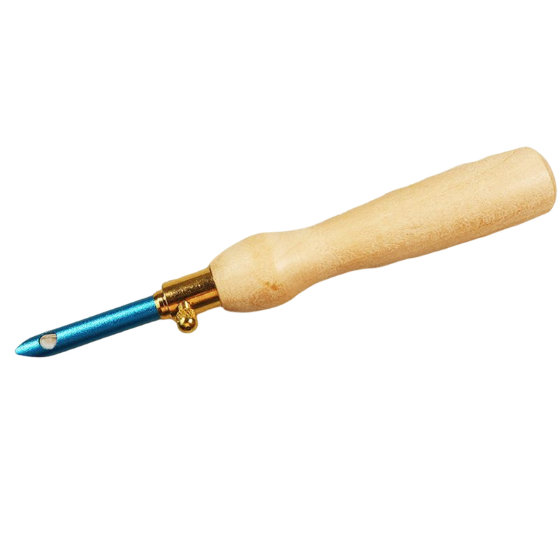 Bolígrafo para tejer bordado, artesanía de fieltro, punzón, enhebrador de aguja, mango de madera, herramienta de costura mágica DIY, accesorios ajustables_voghion.com