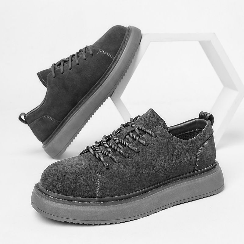 Uomo 2025 Nuova Primavera e Autunno Eaon Britannico Spesso Oled Board Uomo Pelle Vera Traspirante Basso Casual_voghion.com
