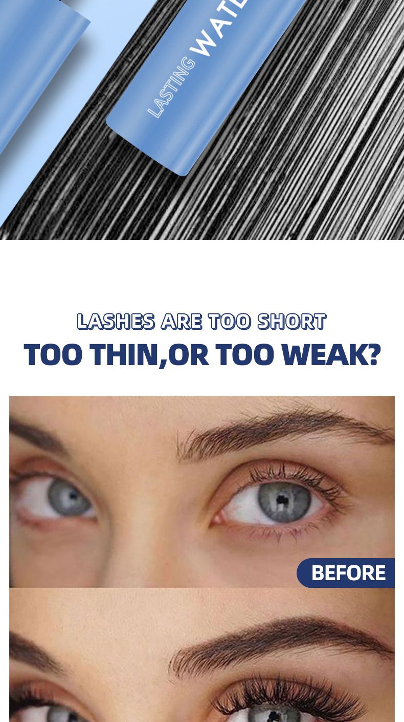O'CHEAL Black Mascara - Waterproof Volumizing Curling Lengthening Smudge-Proof Eyelash Mascara_voghion.com