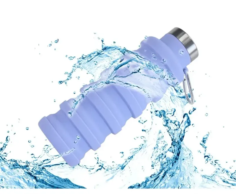 Bouteille pliable peu encombrante - Outils de voyage en silicone_voghion.com