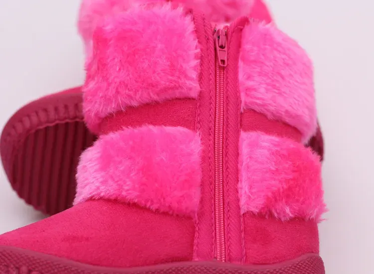 Mädchen Schnee Winter Bequeme Warme Kinder Lobbing Ball Dicke Kinder Herbst Nette Jungen Stiefel Prinzessin Schuhe_voghion.com