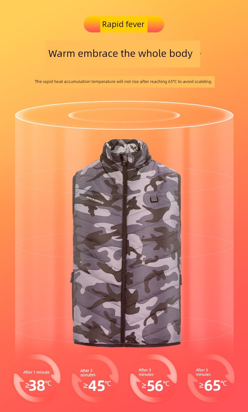 Cold Protection In Winter Warm Vest Er Motorcycle_voghion.com