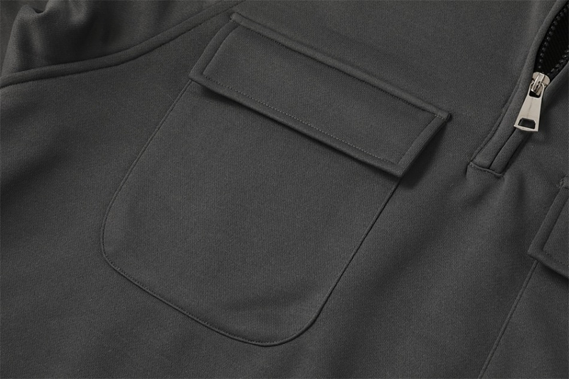Maglione con cappuccio e passante piccolo in pelle multitasche per uomo e ragazzo, primavera e autunno, stile americano_voghion.com