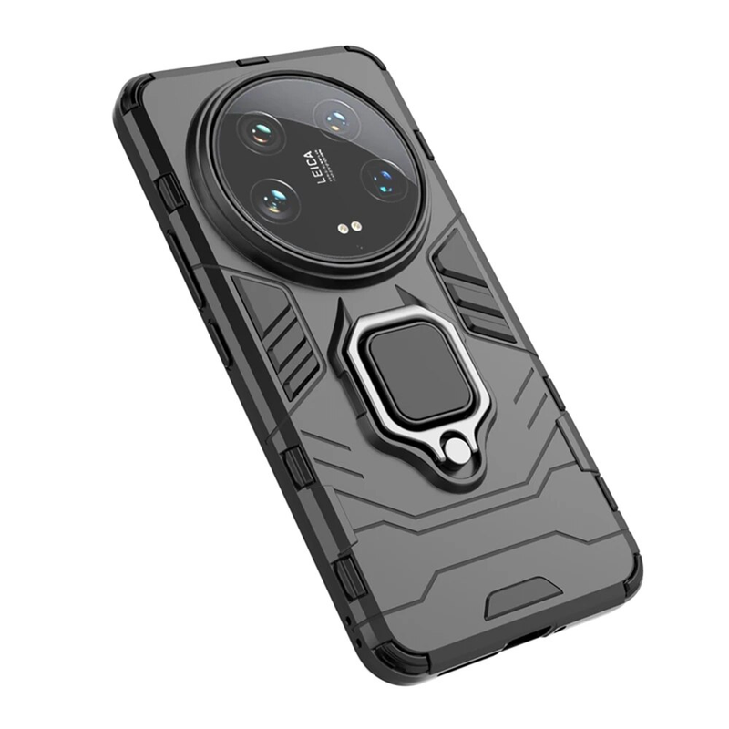 Ultra Shockproof Matte Ring Holder Case For Xiaomi 13T 13 12T 12 11T 11 10 14 Pro Lite Phone Accessories Cover_voghion.com