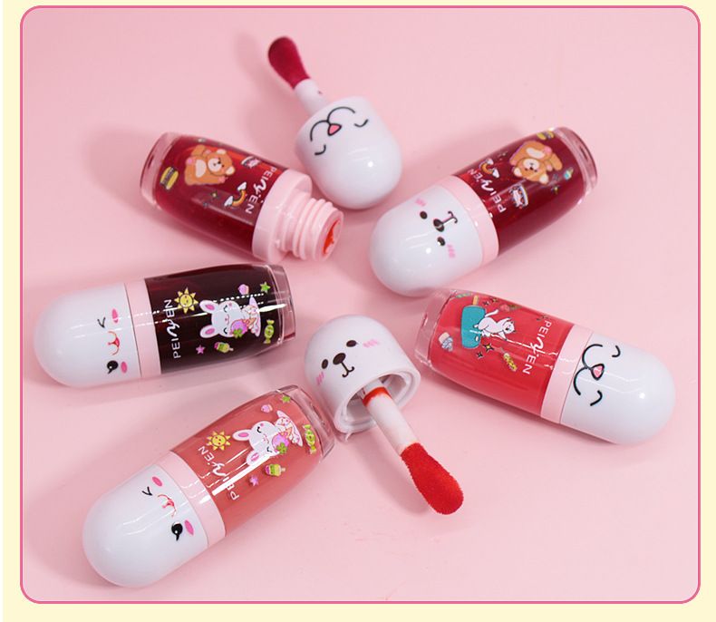 Brilho labial Penifen Batom aquarela Streamer à prova d'água Blush líquido hidratante à prova d'água Espelho à prova d'água Vidro Esmalte labial líquido_voghion.com