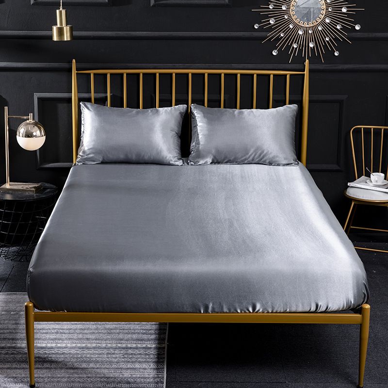 Silky Fitted Sheet Mattress Protector Full Size For Bedding_voghion.com