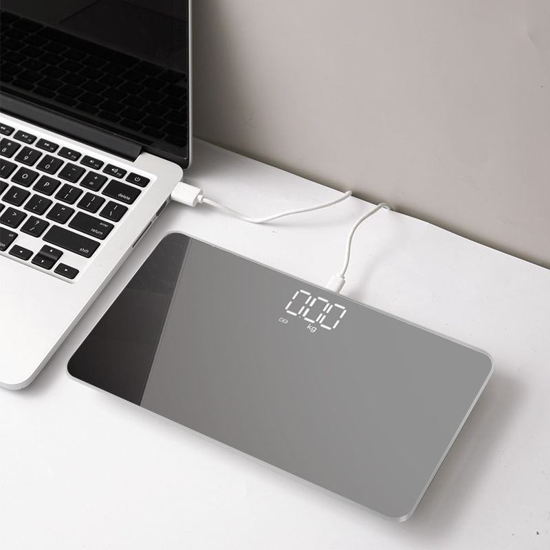 180KG Mini Portable Mirror Surface Bathroom Scales Boarding Digital Travel Smart Electronic Body Scale Precise Weight Scales_voghion.com