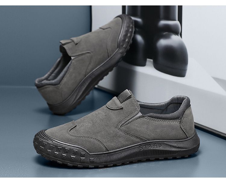 Kolumb Arbeitsschutzschuhe für Herren – Sommer-Highlight 2025 – Wasserdichte, niedrige Lederstiefel für Herren – Rutschfeste Freizeit- und Arbeitsschuhe_voghion.com