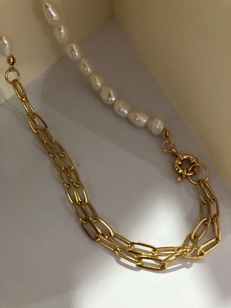 Herbst Winter Neue Kollektion: Gestapelte Perlenkette Damen, Ins, Minimalistisches Und Einzigartiges Design, Leichtes Luxus-Schlüsselbein_voghion.com