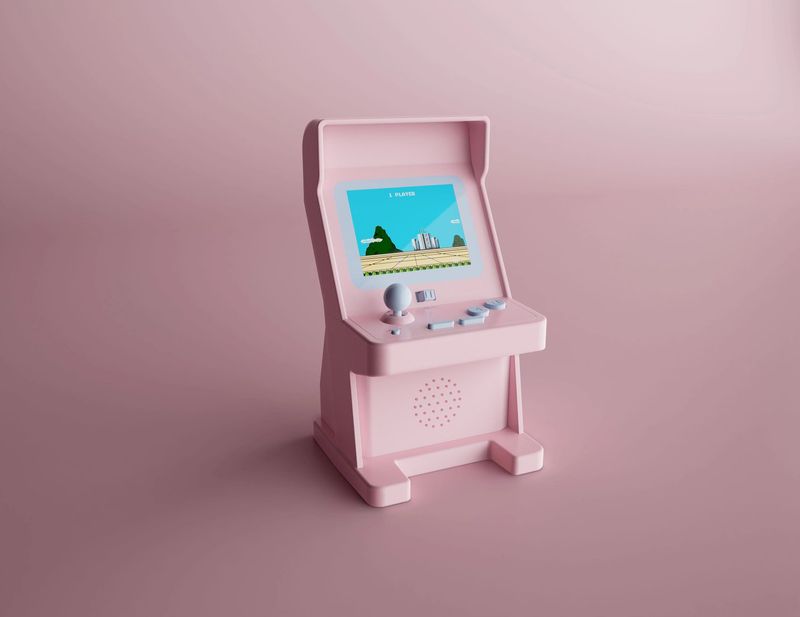 Retro draagbare spelcomputer voor kinderen uit de jaren 70, 80 en 90 - klassiek draagbaar en desktop gaming-apparaat met kleurenscherm en 500 ingebouwde spellen_voghion.com