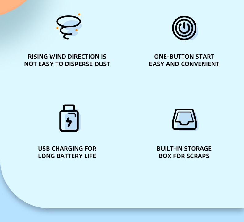 Cartoon Handheld Stofzuiger voor Kinderen & Studenten – Draagbare USB Oplaadbare Mini Stofzuiger (10KPA, 1400mAh, 3 Kleuren, Laag Geluidsniveau)_voghion.com