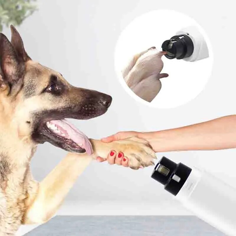 Cortaúñas para perros pequeños y grandes, con luz LED, recargable por USB, para patas de gato y mascotas._voghion.com